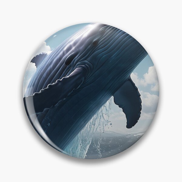 Item preview, Blue Whale Breaching  designed and sold by SublimeMusings.