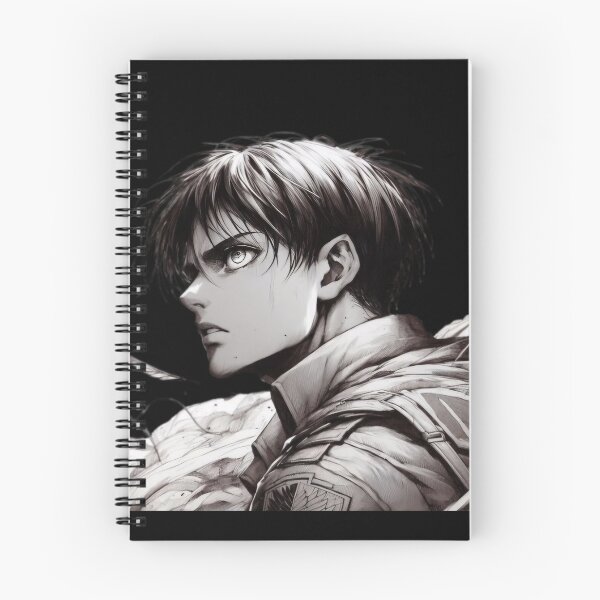 Item preview, Eren B&W designed and sold by AnimeArtStudio.