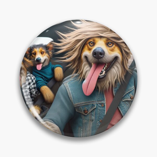 Item preview, Mixed Breed Dog Family on a Road Trip designed and sold by TheDogOnIt.