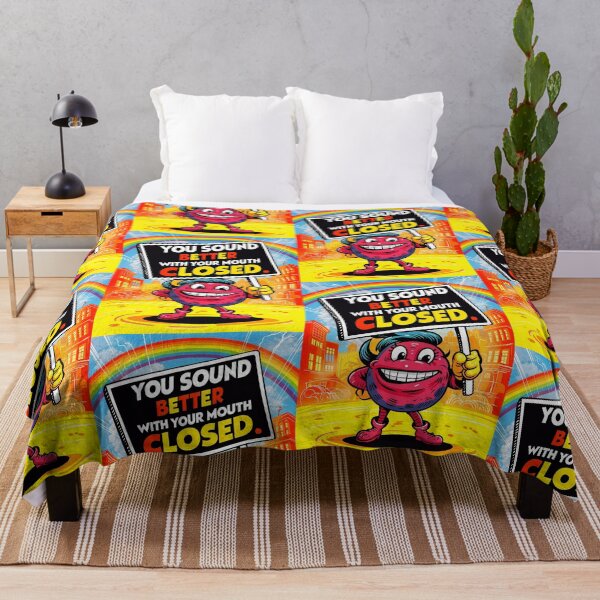 Item preview, Funny Sarcastic Quote You Sound Better With Your Mouth Closed designed and sold by TheArtOfPat.