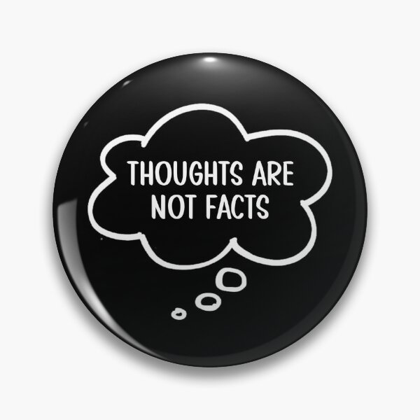 Item preview, Mental Health Awareness Thoughts Are Not Facts  designed and sold by The Junto Shop.