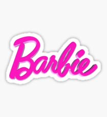 Pink Barbie Sticker