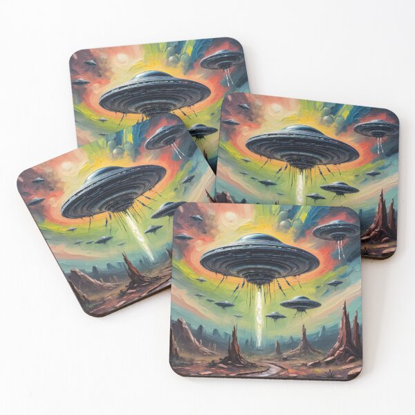 Item preview, UFOS on Planet designed and sold by roswellboutique.