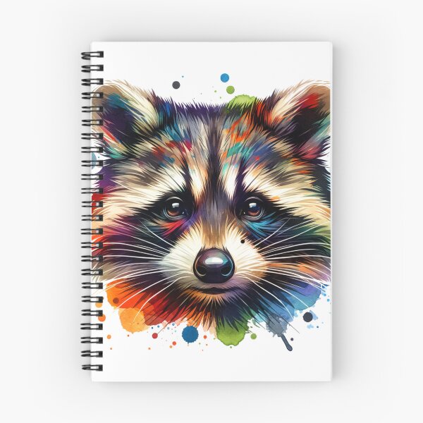 Item preview, Watercolor Cute Raccoon Face designed and sold by ssmg80.