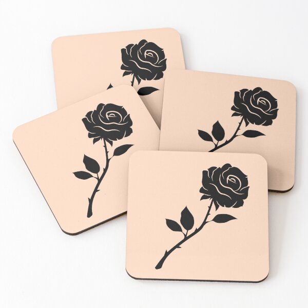 Item preview, Flat Design Rose Silhouette designed and sold by hjian8219.