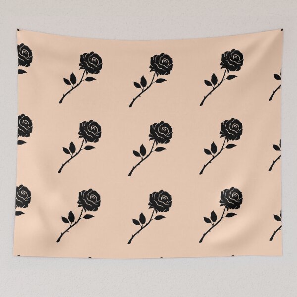 Item preview, Flat Design Rose Silhouette designed and sold by hjian8219.