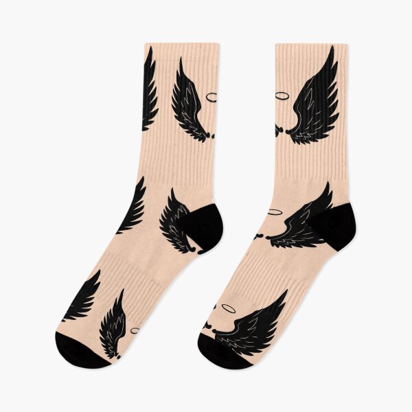 Item preview,  Hand-Drawn Angel Wings Silhouette designed and sold by hjian8219.