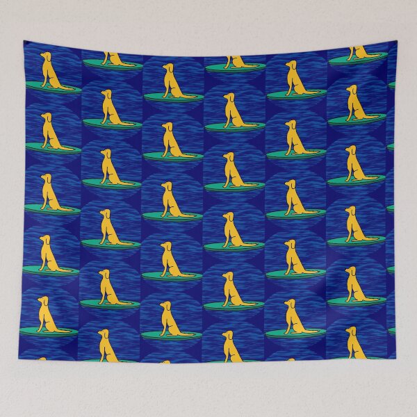 Item preview, Perro sentado en Paddleboard designed and sold by e-king-designs.