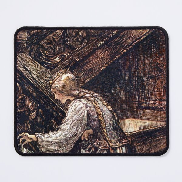 Item preview, The Frog Prince - Brothers Grimm - Arthur Rackham designed and sold by forgottenbeauty.