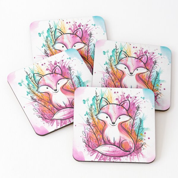 Artikelvorschau, Süßer Fuchs. Entzückender Fuchs, Aquarellfuchs, Fuchszeichnung, Blumenfuchs, Fuchsbild entworfen und verkauft von FoxVibes.