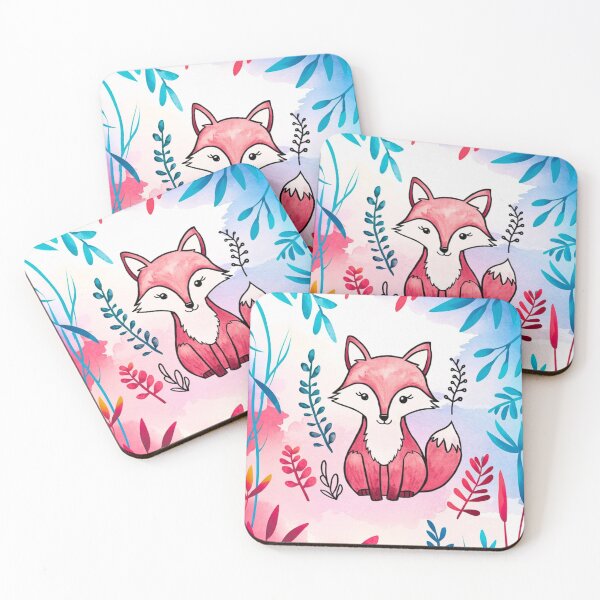 Artikelvorschau, Süßer Fuchs. Entzückender Fuchs, Aquarellfuchs, Fuchszeichnung, Blumenfuchs, Fuchsbild entworfen und verkauft von FoxVibes.