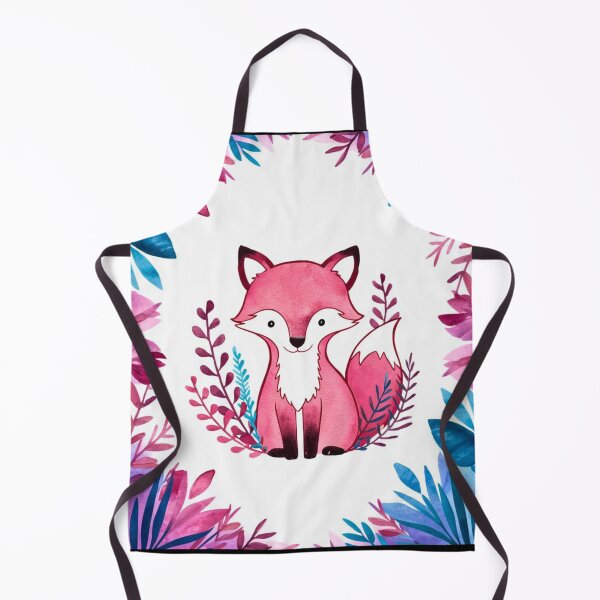 Item preview, Cute Fox. Adorable fox, watercolor fox, fox drawing, floral fox, fox image designed and sold by FoxVibes.