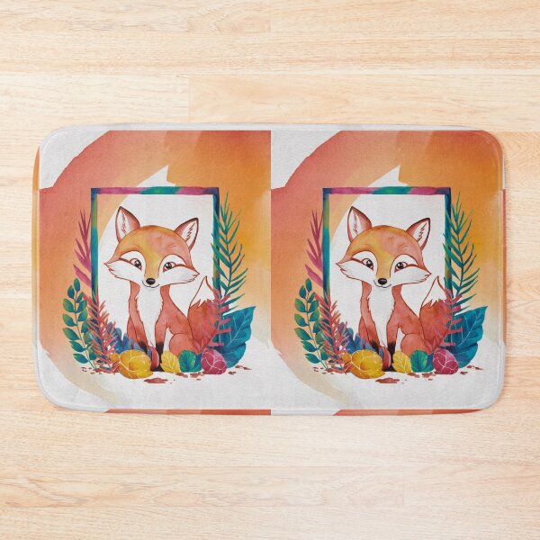Artikelvorschau, Süßer Fuchs. Entzückender Fuchs, Aquarellfuchs, Fuchszeichnung, Blumenfuchs, Fuchsbild entworfen und verkauft von FoxVibes.