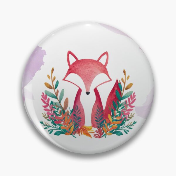 Artikelvorschau, Süßer Fuchs. Entzückender Fuchs, Aquarellfuchs, Fuchszeichnung, Blumenfuchs, Fuchsbild entworfen und verkauft von FoxVibes.