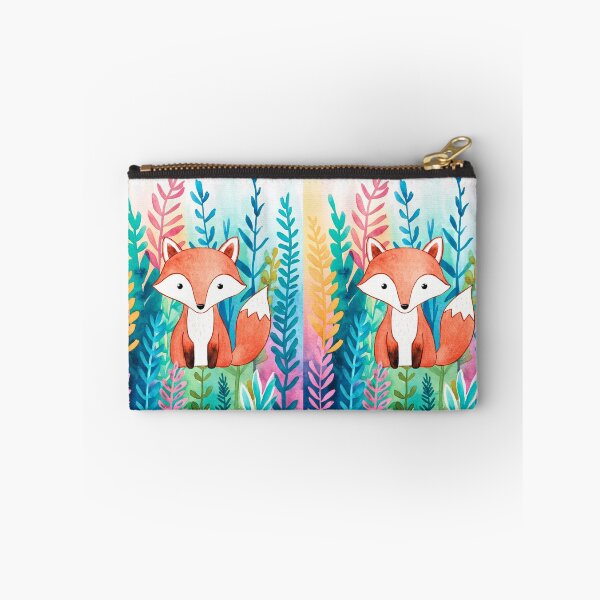 Item preview, Cute Fox. Adorable fox, watercolor fox, fox drawing, floral fox, fox image designed and sold by FoxVibes.