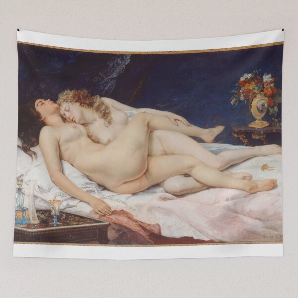 Item preview, Gustave Courbet Sleep  Le Sommeil (1866), Paris, Petit Palais designed and sold by TeeARTHY.