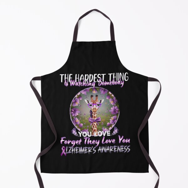 Item preview, The Hardest Thing is Watching Somebody You Love Forget They Love You Purple Giraffe designed and sold by Smix Pixels.