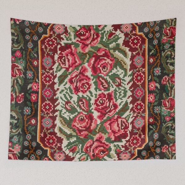 Item preview, Antique Karabakh Flower Patterned designed and sold by DehaArt.