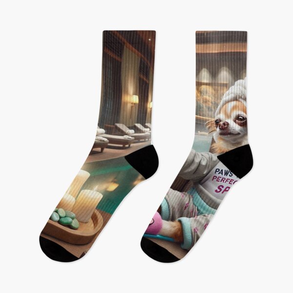 Item preview, Chihuahua Social Media Celebrity taking a selfie at the Spa. designed and sold by TheDogOnIt.