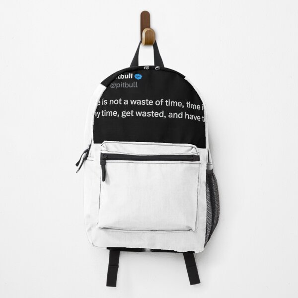 Item preview, Pitbull Tweet "Life is Not a Waste of Time" designed and sold by matchalattextrafoam.