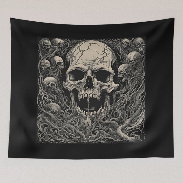 Item preview, Crawling Demons in Sludge Metal Abyss designed and sold by MetalRockMusic.