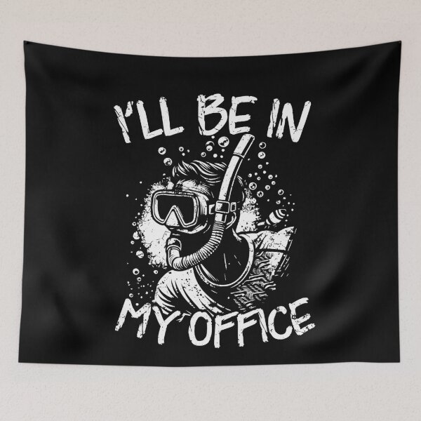 Item preview, Snorkeling In My Office designed and sold by Clara Hollins.