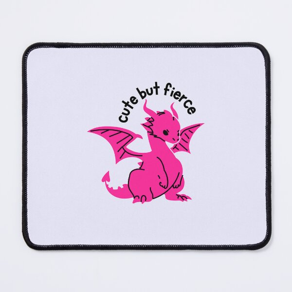 Item preview, Cute but fierce - pink dragon designed and sold by Neadoodles.