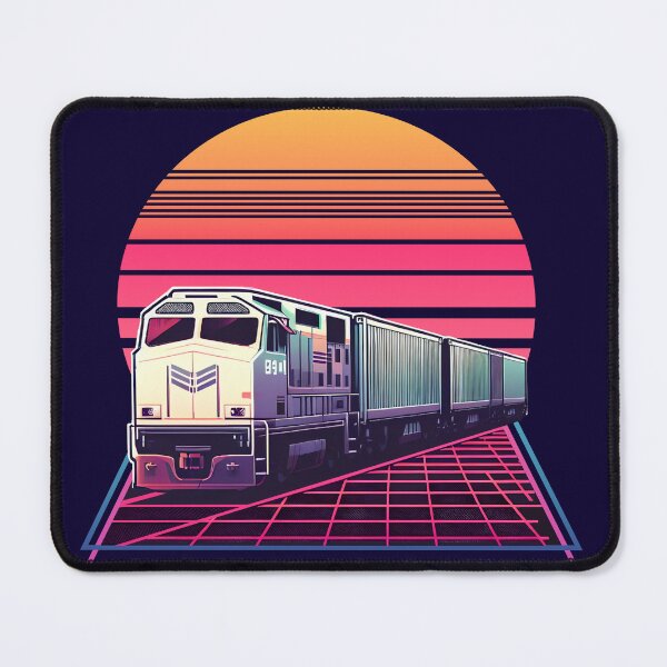 Item preview, Synthwave Freight Train designed and sold by Freightees.