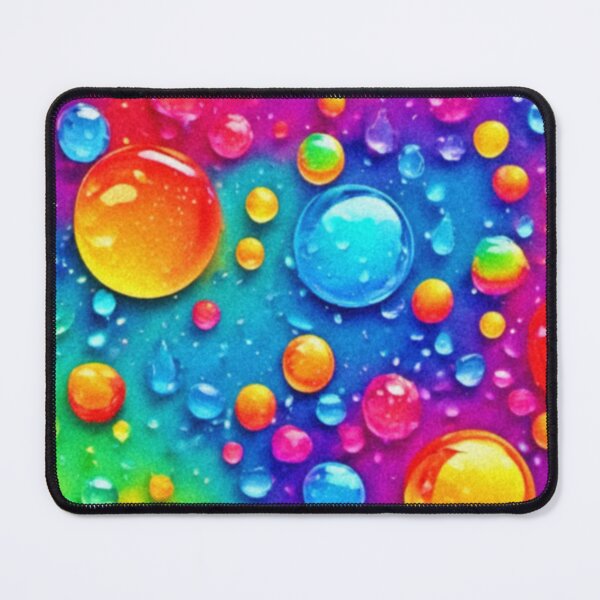 Item preview, Rainbow Bubble Pattern designed and sold by Health And Fitness Posts e-Store.