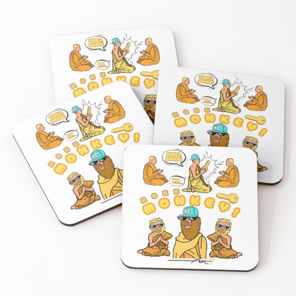 Item preview, MONK MONKEY! CHILL BROS! designed and sold by RED-MOUSE.
