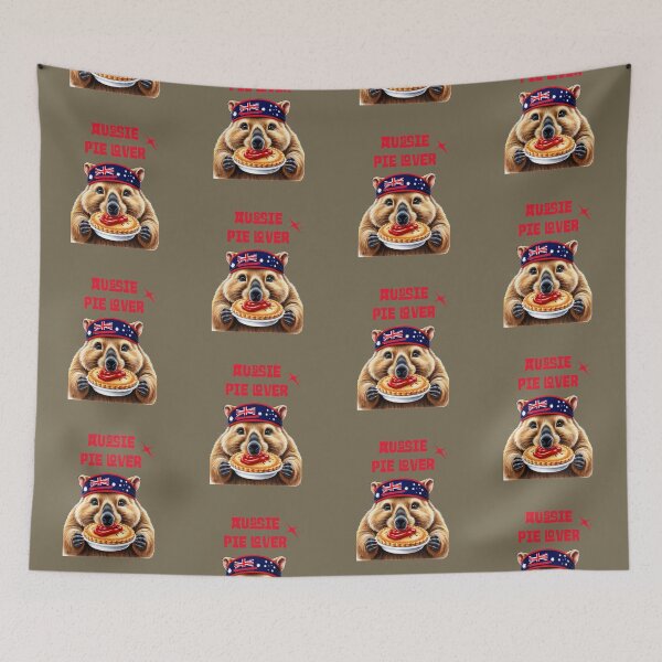 Item preview, Hungry Wombat is an Aussie Pie Lover designed and sold by AldeaPod.