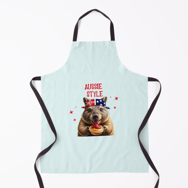 Item preview, Hungry Wombat eats a Pie, Aussie - Style designed and sold by AldeaPod.