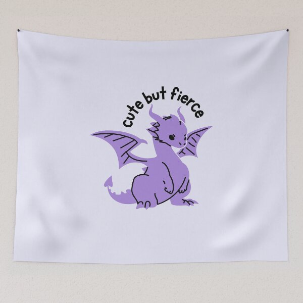 Item preview, Cute but fierce - purple dragon designed and sold by Neadoodles.
