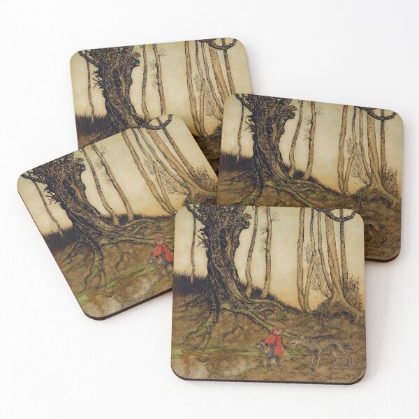 Item preview, Little Red Riding Hood - Brothers Grimm - Arthur Rackham designed and sold by forgottenbeauty.