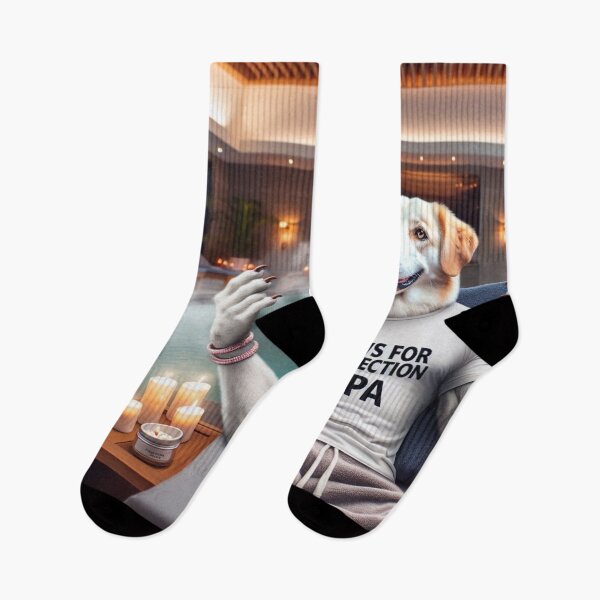 Item preview, Labrador Retriever Social Media Celebrity taking a selfie at the Spa. designed and sold by TheDogOnIt.