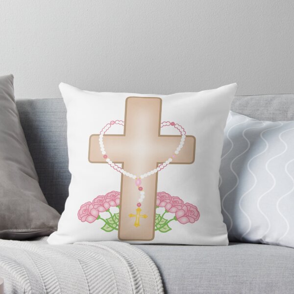Item preview, Catholic Cross with Rosary designed and sold by KawaiiHearts.