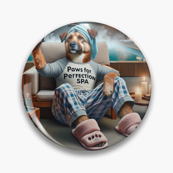 Item preview, Mixed Breed Dog Social Media Celebrity taking a selfie at the Spa. designed and sold by TheDogOnIt.