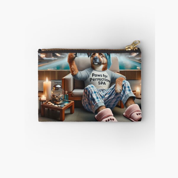 Item preview, Mixed Breed Dog Social Media Celebrity taking a selfie at the Spa. designed and sold by TheDogOnIt.