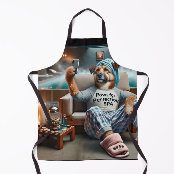 Item preview, Mixed Breed Dog Social Media Celebrity taking a selfie at the Spa. designed and sold by TheDogOnIt.