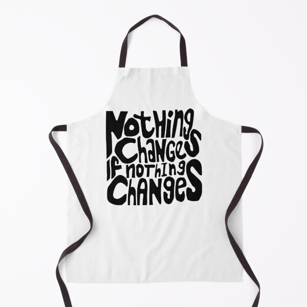 Item preview, Nothing Changes if Nothing Changes Black Hand Lettering designed and sold by wordznart.