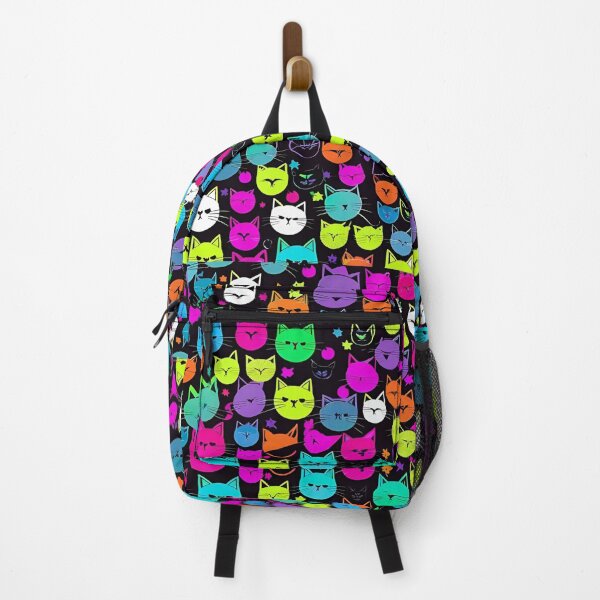 Item preview, Cute Neon Cat Pattern designed and sold by pUNKnown.