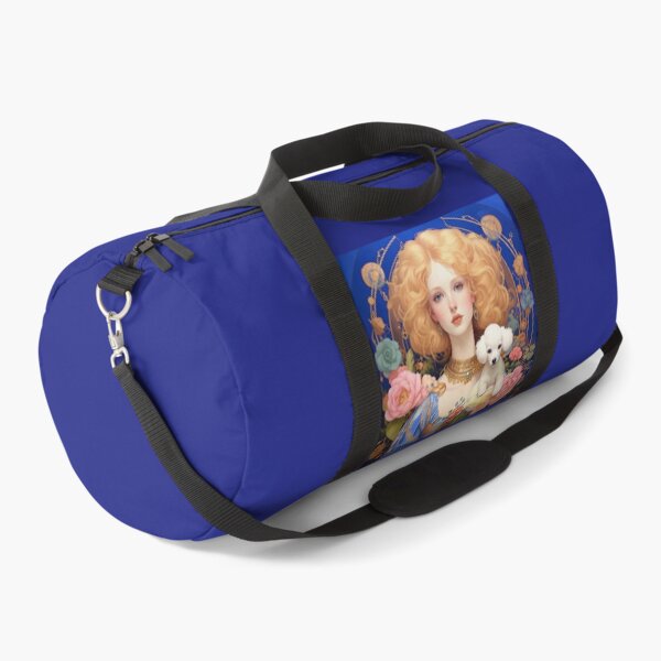 Item preview, Girl with a dog in a mysterious forest. designed and sold by Natalia-Vlad.