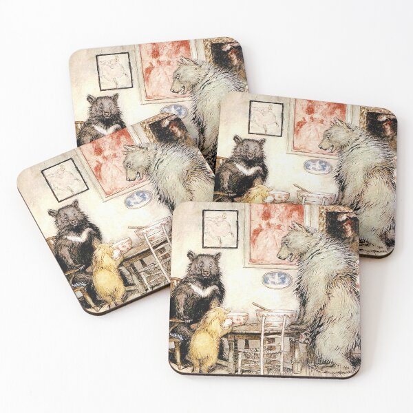 Item preview, The Three Bears - Brothers Grimm - Arthur Rackham designed and sold by forgottenbeauty.