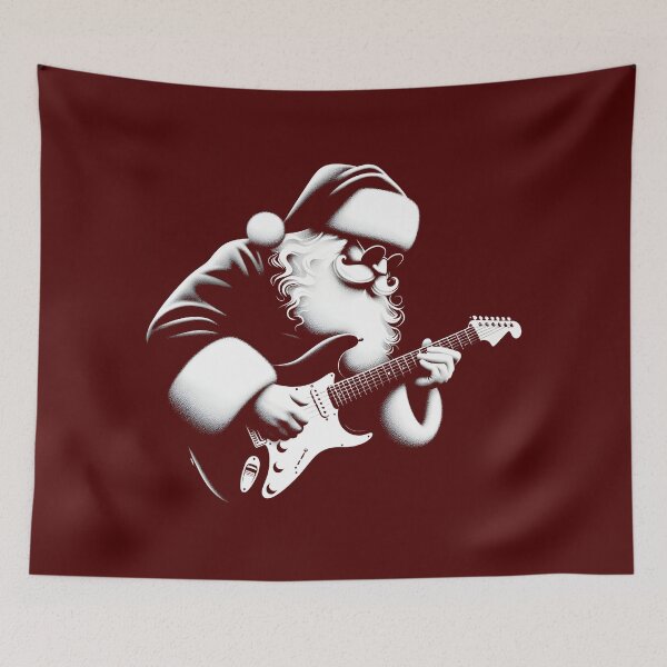 Item preview, Rock n Santa designed and sold by BLUEiceberg.