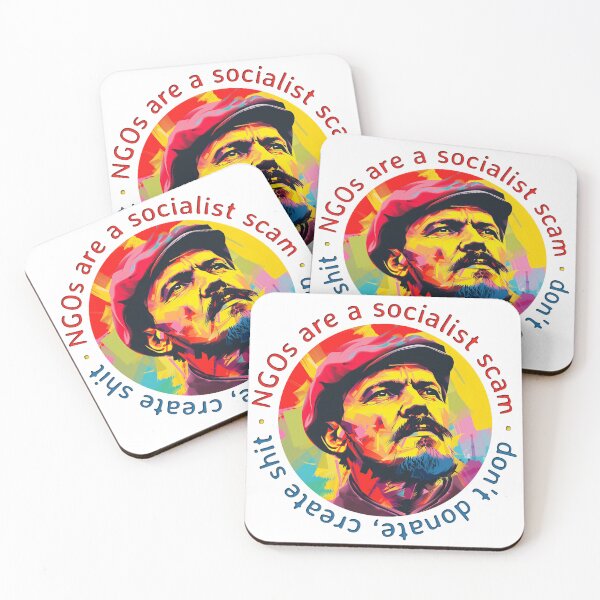 Item preview, NGOs are a socialist scam ∙ don't donate, create shit designed and sold by Leoparzer.