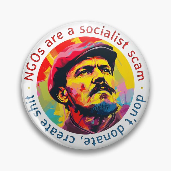 Item preview, NGOs are a socialist scam ∙ don't donate, create shit designed and sold by Leoparzer.