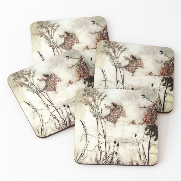 Item preview, Dancing Fairy - Peter Pan at Kensington Park - Arthur Rackham designed and sold by forgottenbeauty.