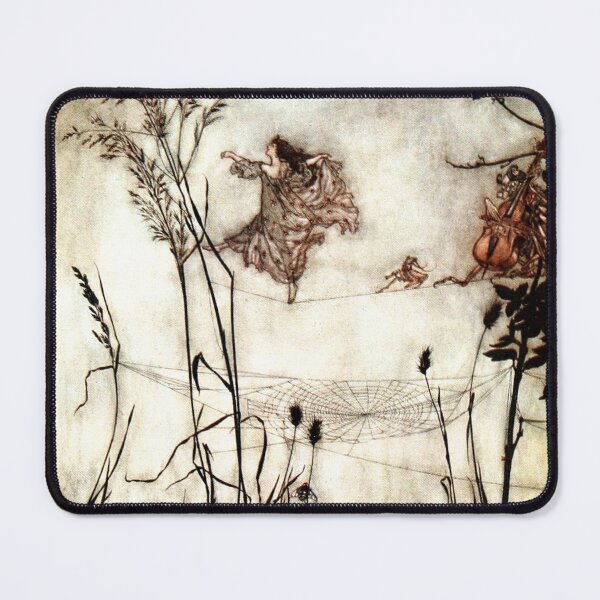 Item preview, Dancing Fairy - Peter Pan at Kensington Park - Arthur Rackham designed and sold by forgottenbeauty.