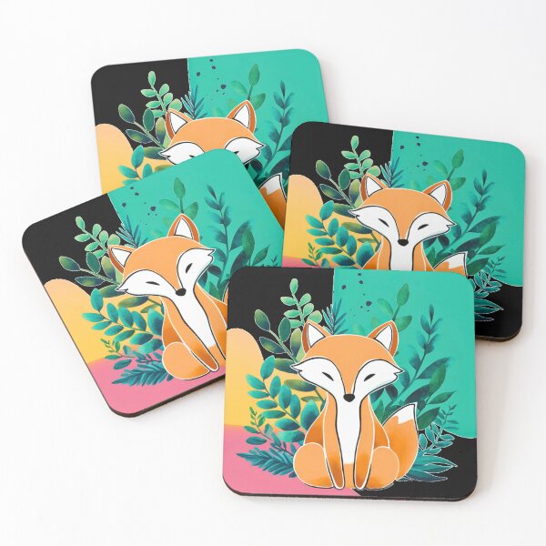 Artikelvorschau, Süßer Fuchs. Entzückender Fuchs, Aquarellfuchs, Fuchszeichnung, Blumenfuchs, Fuchsbild entworfen und verkauft von FoxVibes.