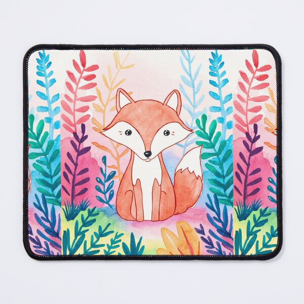 Item preview, Cute Fox. Adorable fox, watercolor fox, fox drawing, floral fox, fox image designed and sold by FoxVibes.